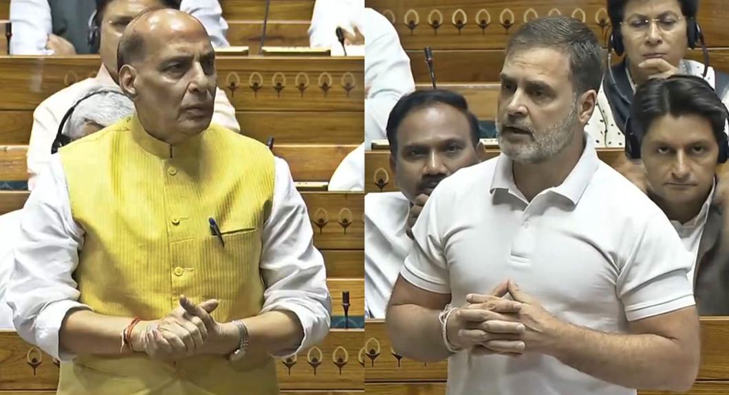 Agnipath scheme sparks heated debate between LoP Gandhi and Rajnath in LS