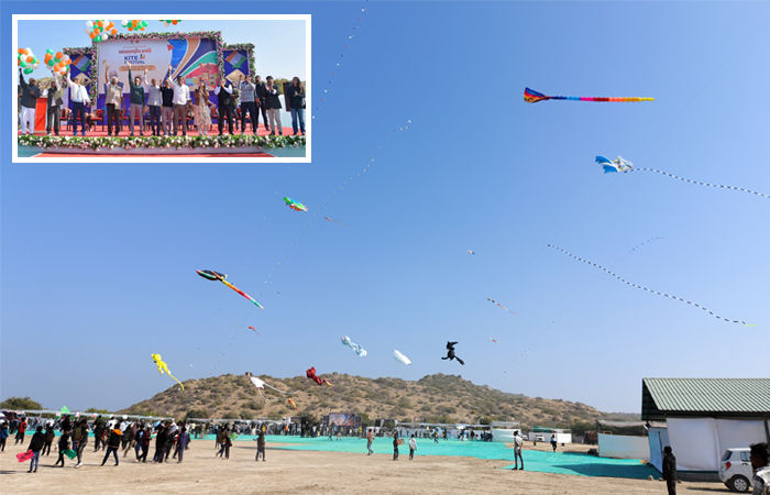 17 દેશ સહિત ભારતના 60થી વધુ કાઈટિસ્ટે પતંગોની જમાવટ કરી