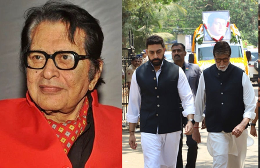 Manoj Kumar cremated with state honours in Mumbai, Big B, Salim Khan, others pay their last respects