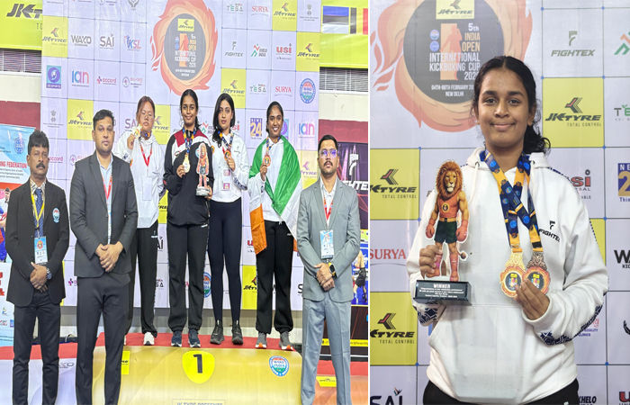 ઇન્ડિયન ઓપન કિકબોક્સિંગ કપમાં અક્ષદાનું શાનદાર પ્રદર્શન : સુવર્ણ અને કાંસ્ય પદક હાંસલ કરી વડોદરાનું નામ રોશન કર્યું