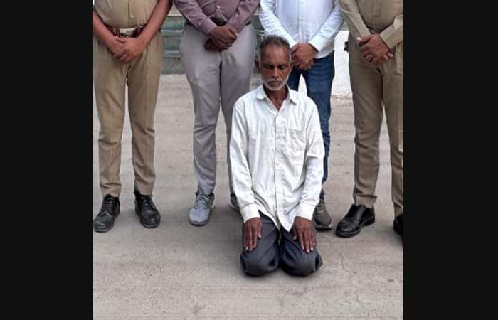 ઘર કંકાસના કારણે પત્નીની હત્યા કર્યા બાદ ફરાર થઈ ગયેલા પતિની રાજસ્થાનથી ધરપકડ