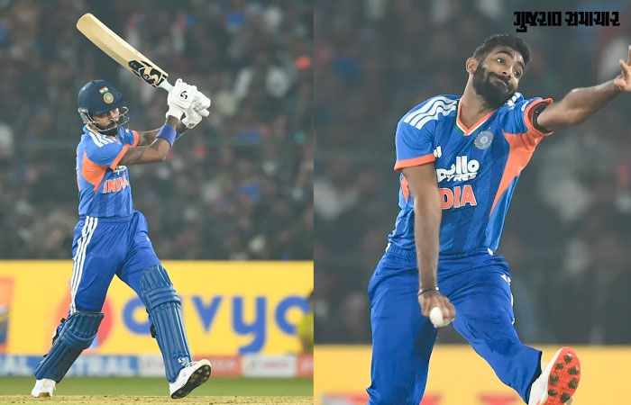 T20 આંતરરાષ્ટ્રીય મેચમાં ભારતીય ખેલાડીઓની કમાલ, હાર્દિકની 100 સિક્સર અને બુમરાહની 100 વિકેટ પૂર્ણ