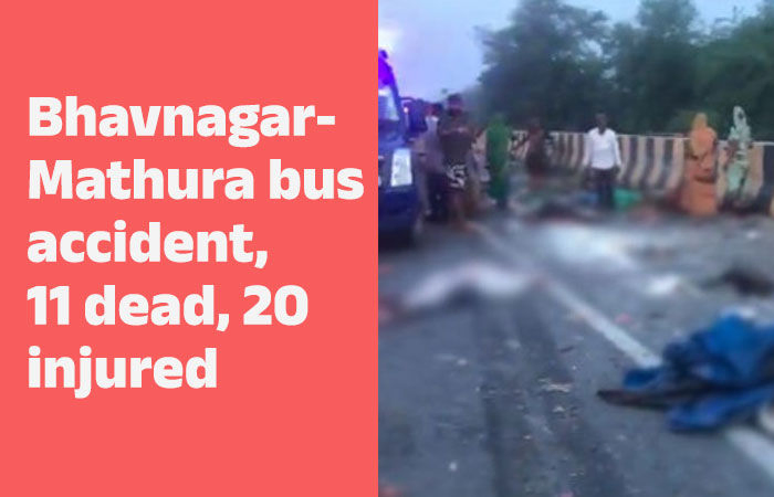 Rajasthan: Trailer rams into a bus from Bhavnagar to Mathura, kills 11