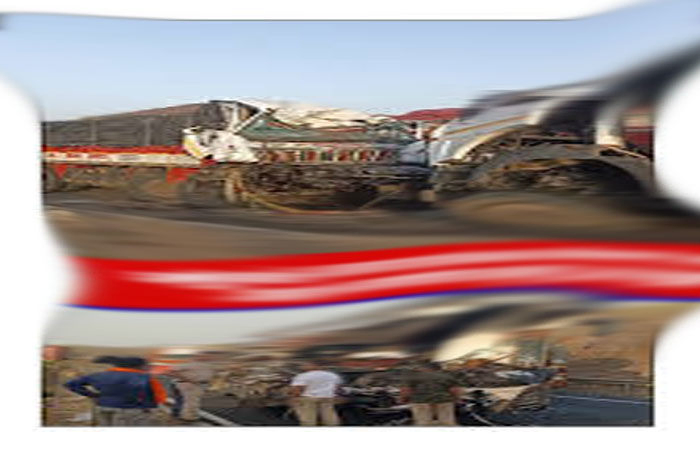 ડમ્પર, ટ્રક અથડાયાં બાદ તેમાં બસ વચ્ચે ઘૂસી ગઈઃ 6નાં મોત