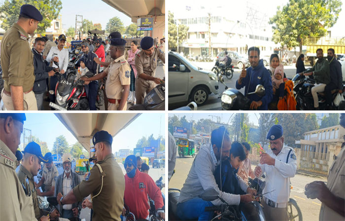 જ્યાં ટ્રાફિક પોલીસ દેખાય ત્યાંથી લોકો દૂર ભાગે છે, ત્યાં આજે જામનગર ટ્રાફિક પોલીસ પાસે ઉમટી પડ્યા વાહન ચાલકો