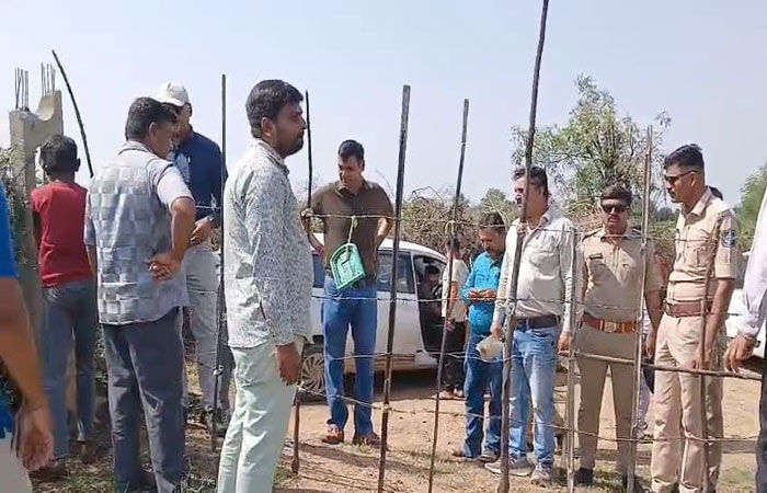 ધ્રાંગધ્રાના વાવડી ગામે પાવરગ્રીડ કંપની અને ખેડૂતો વચ્ચે ઘર્ષણ