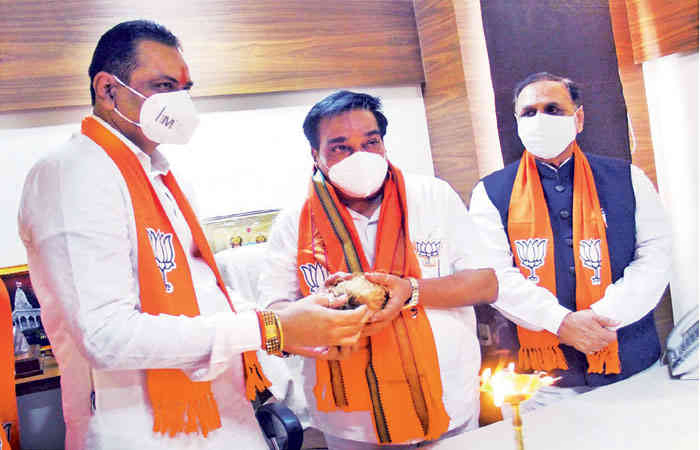 ભાજપના નવા પ્રદેશ પ્રમુખ સી.આર. પાટીલે સત્તાવાર રીતે હોદ્દો ગ્રહણ કર્યો