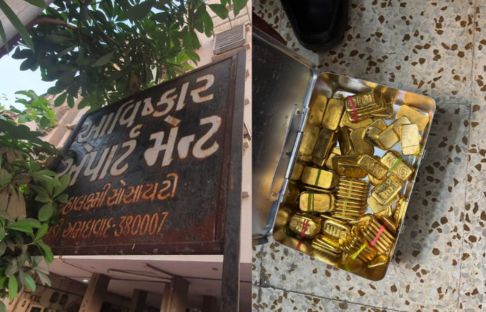 ATS, DRI raid Ahmedabad flat, recover 100kg gold, over ₹2 cr in cash