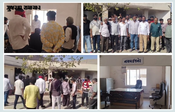 સુરેન્દ્રનગર: વીજપોલ પડી જતાં સાયલાના 3 ગામોમાં 12 કલાકથી 'વીજળી ગૂલ', ગ્રામજનો PGVCL કચેરી પહોંચ્યા