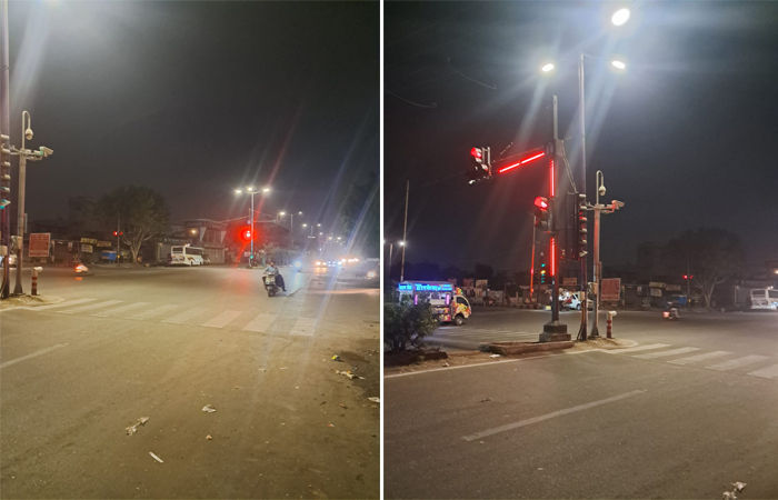 વડોદરામાં અડધી રાત્રે સુમસામ રસ્તાઓ પર ટ્રાફિક સિગ્નલ ચાલુ રહેતા વાહન ચાલકો મૂંઝવણમાં