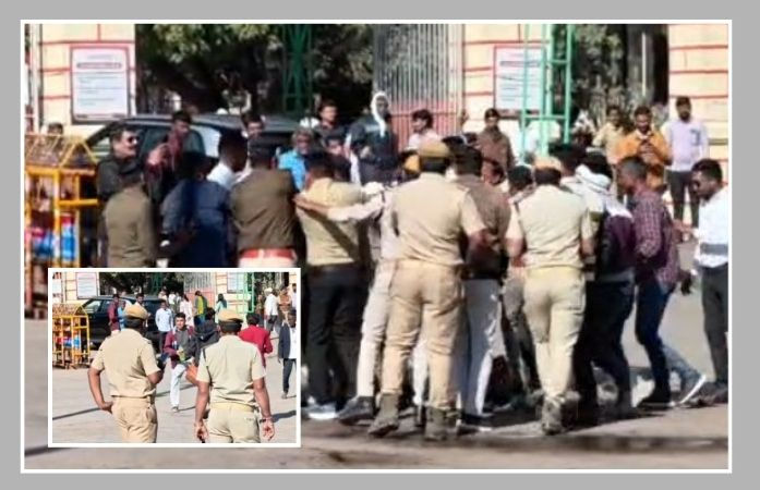 'નવનીતભાઈને ન્યાય આપો'ના નારા સાથે બગદાણામાં યુવકોનો આત્મવિલોપનનો પ્રયાસ, 4ની અટકાયત