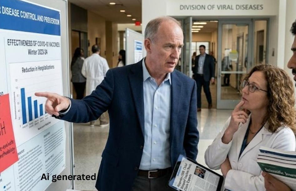 US CDC chief stopped Covid vaccine study, claim reports