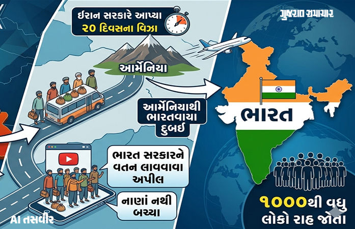 ઈરાનમાં ફસાયેલા ગુજરાતના 72 માછીમારો આર્મેનિયા જવા રવાના, 20 દિવસના વિઝા મંજૂર