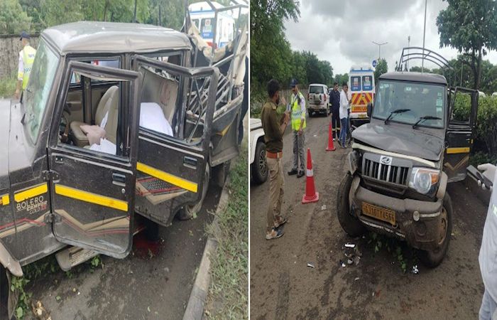 જામનગર-ખંભાળિયા ધોરીમાર્ગ પર બોલેરો અને ખાનગી લક્ઝરી બસ વચ્ચે અકસ્માત : એકનું મૃત્યુ અને બે વ્યક્તિ ઘાયલ