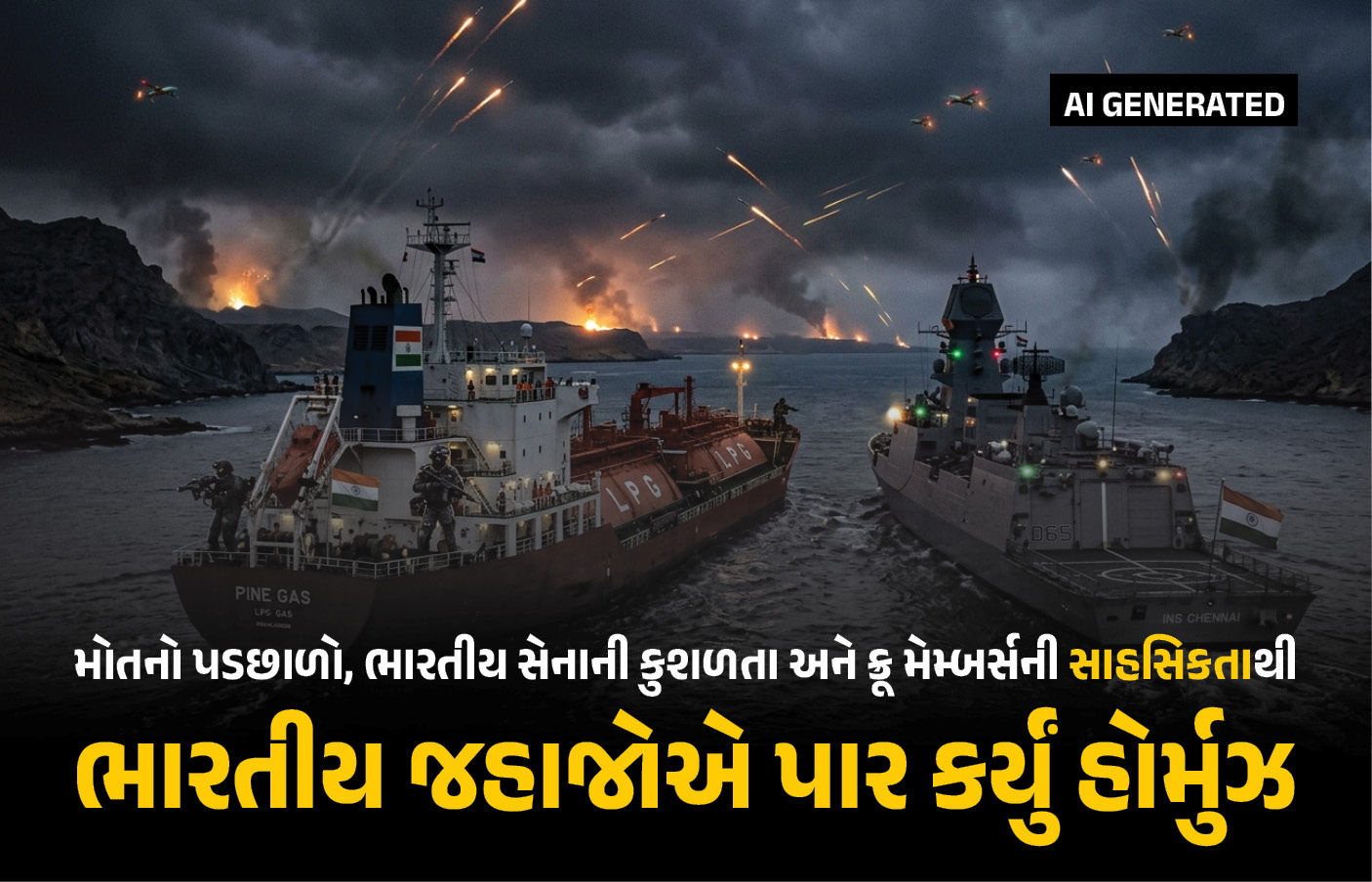 Explainer: સાંકડો રસ્તો અને સુરક્ષા માટે નૌસેના તહેનાત... જાણો હોર્મુઝના 'ખતરનાક' રસ્તેથી કેવી રીતે નીકળ્યા ભારતના જહાજ