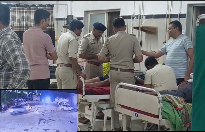 અમરેલીમાં હત્યાના ઈરાદે 3 યુવાનો ઉપર કાર ચડાવી દેવાતાં બે ગંભીર