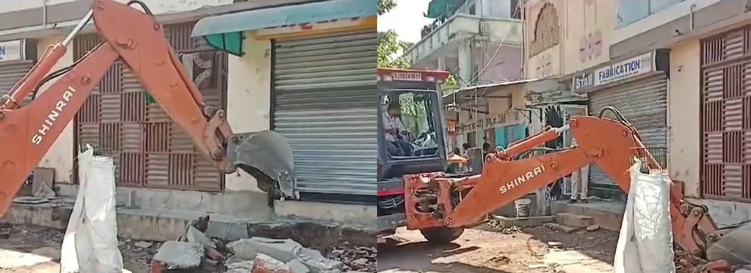 Ama Razo 2 Vadodara police raze illegal structures linked to female bootlegger ...