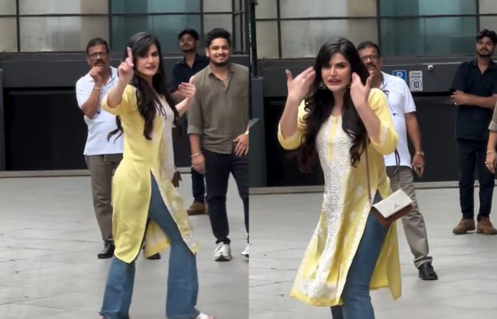 VIDEO: 'મને જુઓ...' એક્ટ્રેસ ઝરીન ખાનની તસવીરો લેનારા પેપરાઝી પર જાણો શા માટે ભડકી અભિનેત્રી