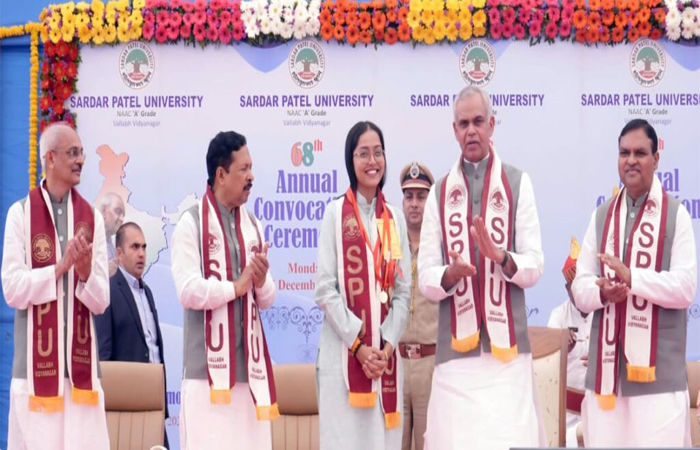 સરદાર પટેલ યુનિવસટીનો 68 મો પદવીદાન સમારોહ