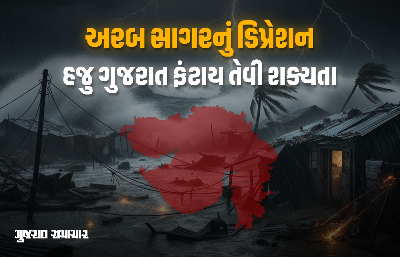 મોટું સંકટ! અરબ સાગરનું ડિપ્રેશન હજુ ગુજરાત ફંટાય તેવી શક્યતા, 4 દિવસ માવઠાની આગાહી