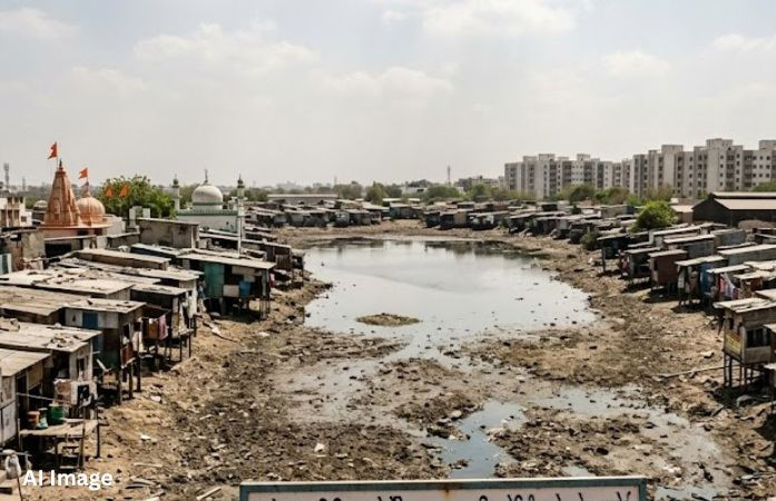 AMCએ પઝેશન લીધું તોય નારોલ-લાંભા સહિતના 16 તળાવમાં 2600થી વધુ દબાણ