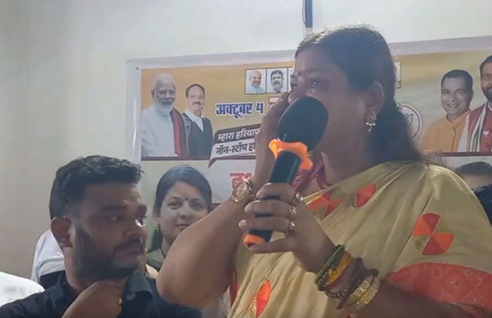 હરિયાણામાં ચૂંટણી પહેલા ભાજપમાં દંગલ: રડવા લાગ્યા પૂર્વ મંત્રી, ડેમેજ કંટ્રોલના પ્રયાસ શરૂ