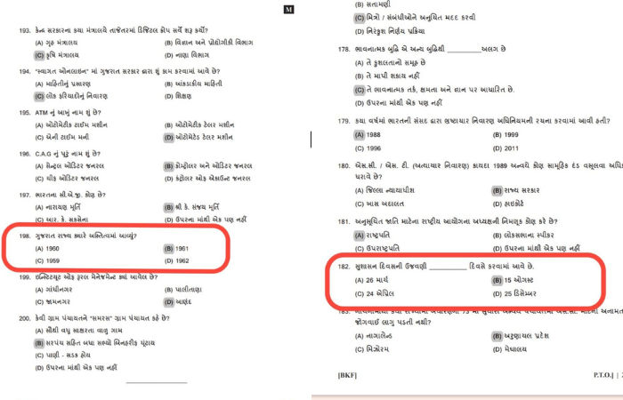 GPSC answer key gets Gujarat’s establishment year wrong, raises questions
