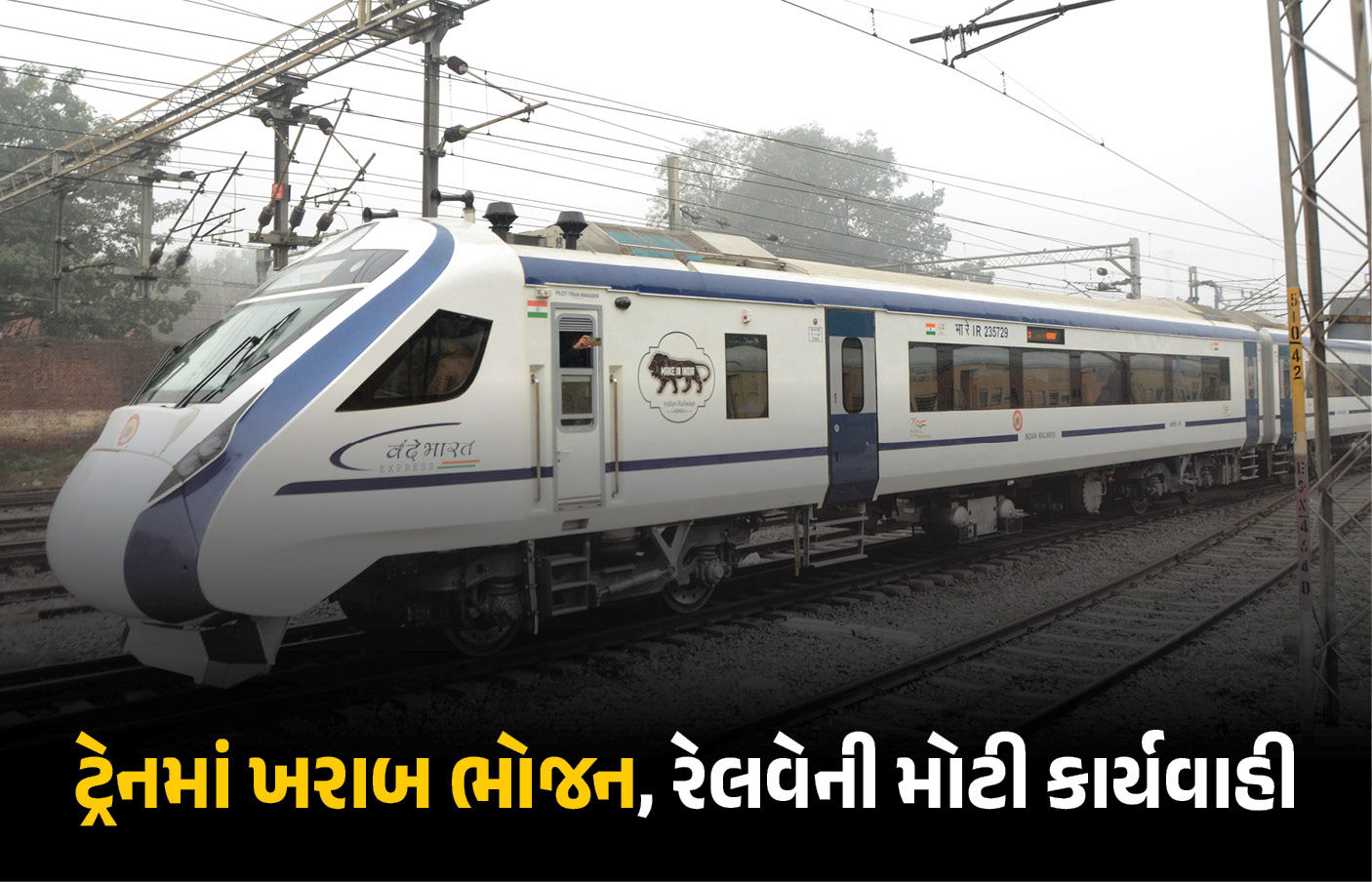 વંદે ભારત ટ્રેનમાં ખરાબ ભોજન, કંપનીને ફટકારાયો 50 લાખનો દંડ, IRCTCને પણ પેનલ્ટી