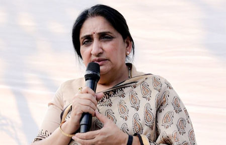 Sunetra Pawar takes charge as NCP national president