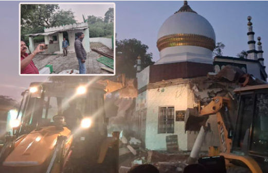 Gandhinagar’s Pethapur sees demolition of two Waqf-registered dargahs built on state land