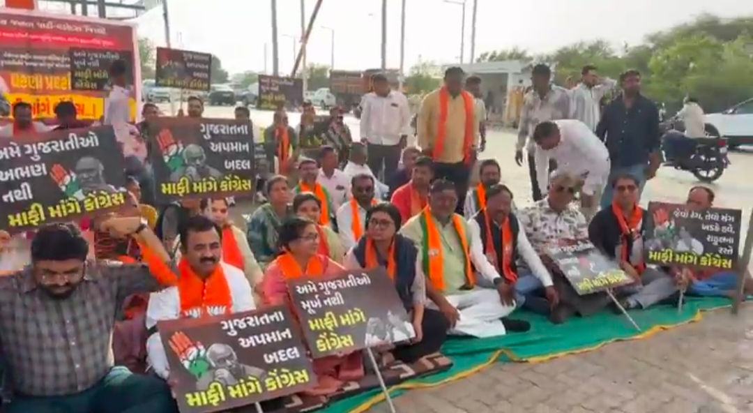 વડોદરા જિલ્લા ભાજપનો ફ્લોપ શો,ટિકિટ માટે રાફડો..ખડગેના વિરોધના કાર્યક્રમમાં માંડ 50 કાર્યકર