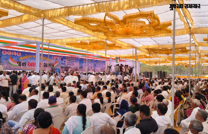 Gujarat Congress protest on 1st day of Assembly’s budget session over removal of MGNREGA