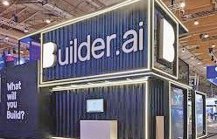 Builder.ai પરપોટો ફૂટયો                 .