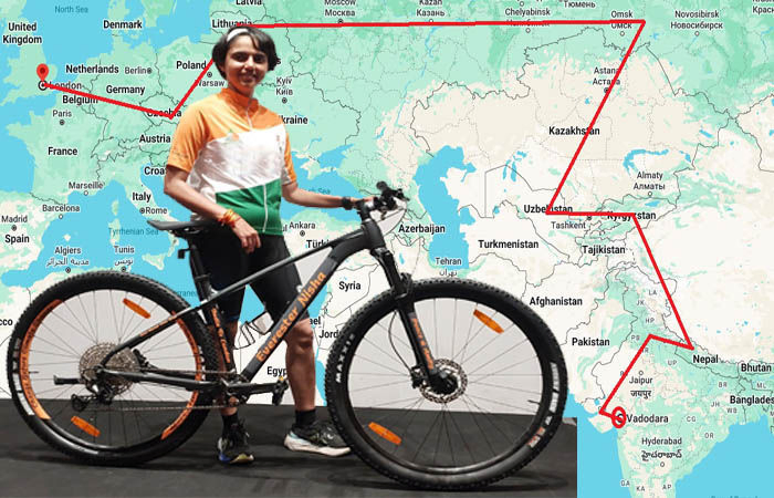 Vadodara woman to cycle across 16 countries, 15,000 kms for a cause