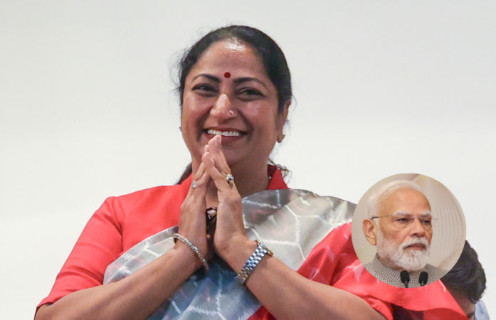‘For his long life’: Delhi CM asks to put PM Modi’s photo beside Maa Durga at pandals, sparks row