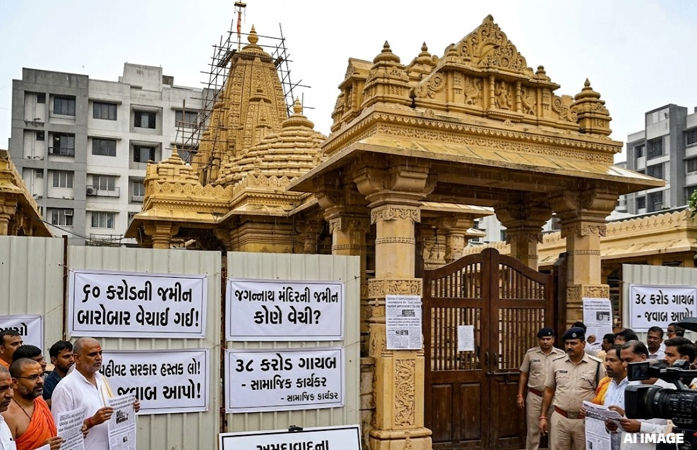 અમદાવાદમાં જગન્નાથ મંદિરની 60 કરોડની જમીન બારોબાર વેચાઈ ગઈ, જૂનો વિવાદ ફરી જાગ્યો