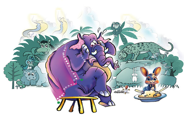 હાથીભાઈની બર્થ-ડે પાર્ટી                            .