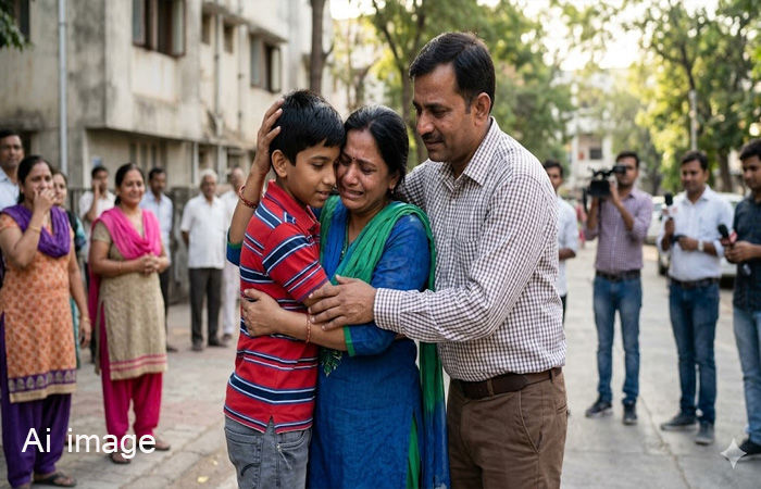 48 દિવસની જહેમત બાદ 13 વર્ષના ખોવાયેલા બાળકનું પરિવાર સાથે મિલન