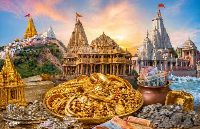 અંબાજી, સોમનાથ અને દ્વારકાના યાત્રાધામમાં 5 વર્ષમાં 718 કરોડની આવક, મંદિરોના ભંડાર છલકાયા