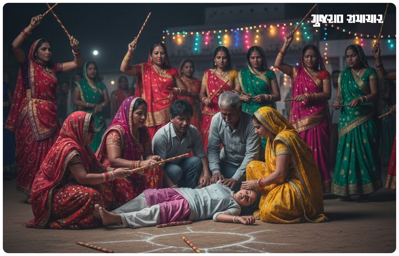દેવભૂમિ દ્વારકાના ખંભાળીયાની કરુણ ઘટના, દાંડિયારાસ રમતી 16 વર્ષની સગીરા ઢળી પડી, હાર્ટએટેકથી મોત