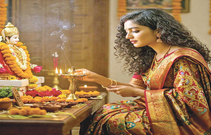 દિવાળીમાં લક્ષ્મીપૂજનનું મહત્વ                                 .