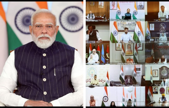 'દેશમાં કોઈ લોકડાઉન નહીં લાગે, ટીમ ઈન્ડિયા બનીને કામ કરો', મુખ્યમંત્રીઓ સાથેની બેઠકમાં PM મોદીની અપીલ