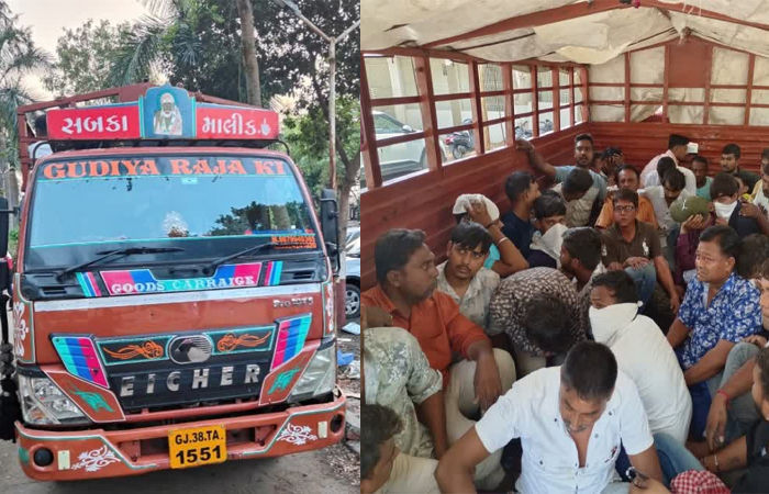 Gambling on moving truck busted in Gujarat, 42 held