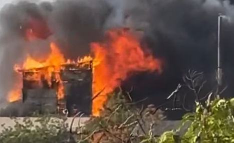 Massive blaze at wax factory in Santej Industrial area of Gujarat injures three