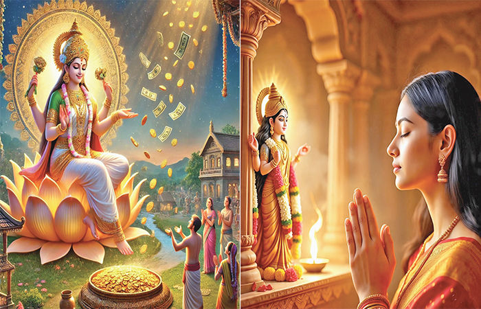 ધન, વૈભવ અને ઐશ્વર્યની દેવી માતા મહાલક્ષ્મી