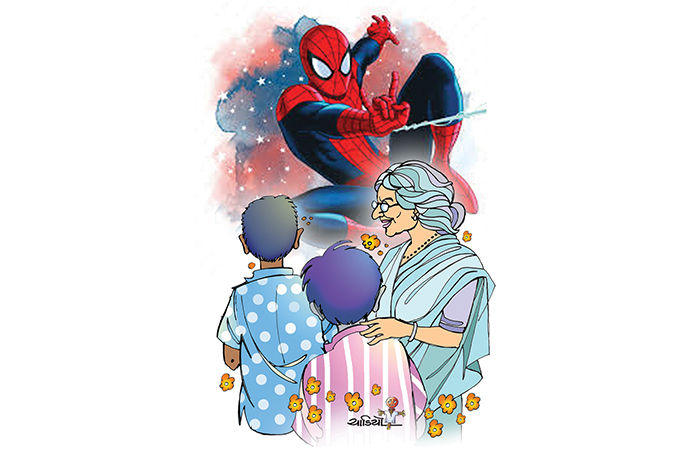 સ્પાઈડરમેન શશી                                                .