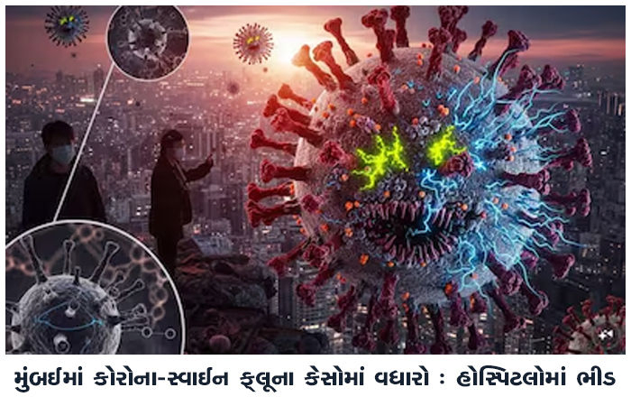 મુંબઈમાં કોરોના-સ્વાઈન ફ્લૂના કેસોમાં વધારો : હોસ્પિટલોમાં ભીડ