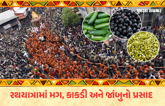 રથયાત્રા નિમિત્તે મગ, જાંબુ અને કાડકીનો પ્રસાદ વહેંચાય છે, જાણો તેની પાછળનું કારણ