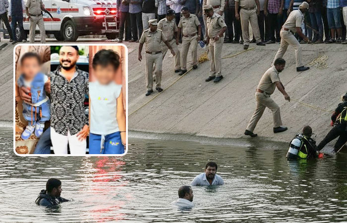 કલોલ પંથકમાં અરેરાટી: બિઝનેસમેને બે દીકરીઓ સાથે નર્મદા કેનાલમાં ઝંપલાવ્યું, બેના મૃતદેહ મળ્યા