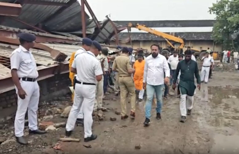 Kolkata warehouse roof collapse: 60 workers feared trapped, rescue operation underway